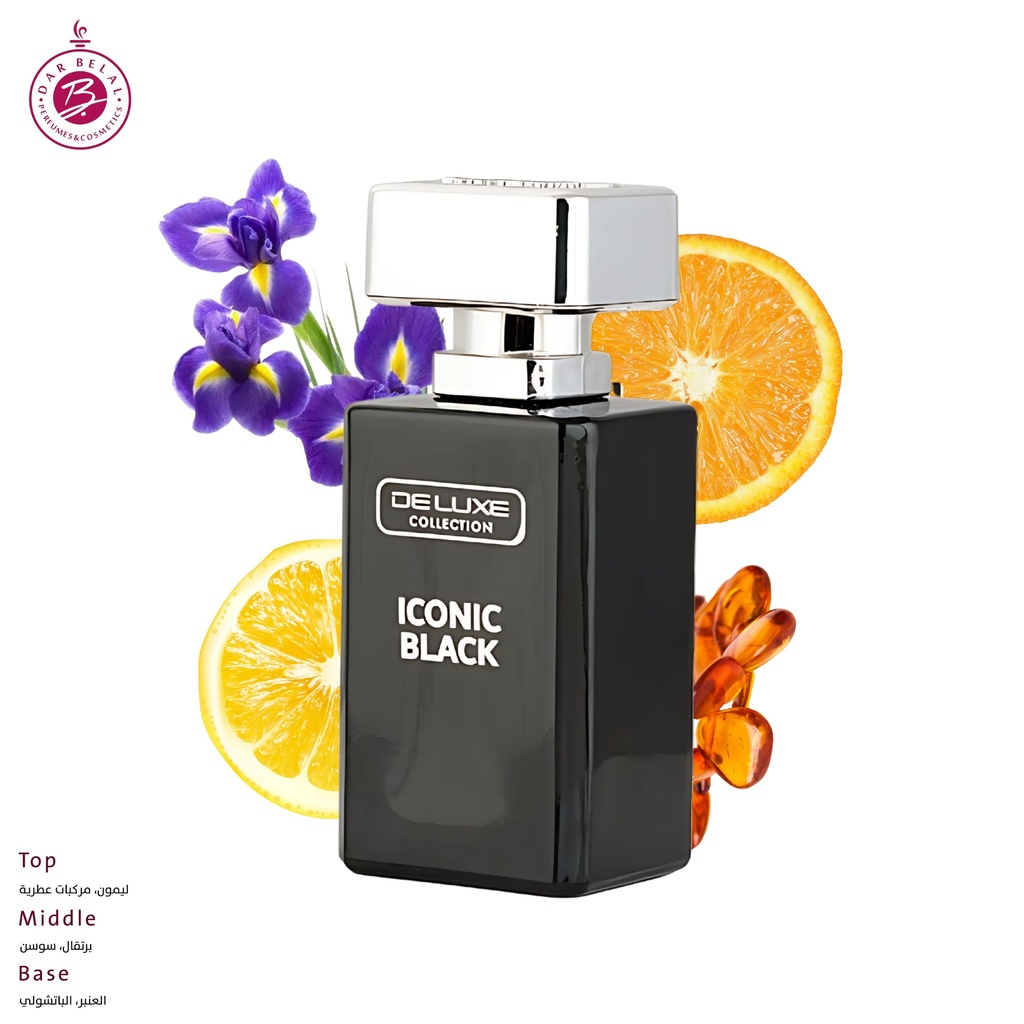 ايكونيك بلاك عطر بدون كحول  50 مل - ديلوكس كولكشن من حامدي