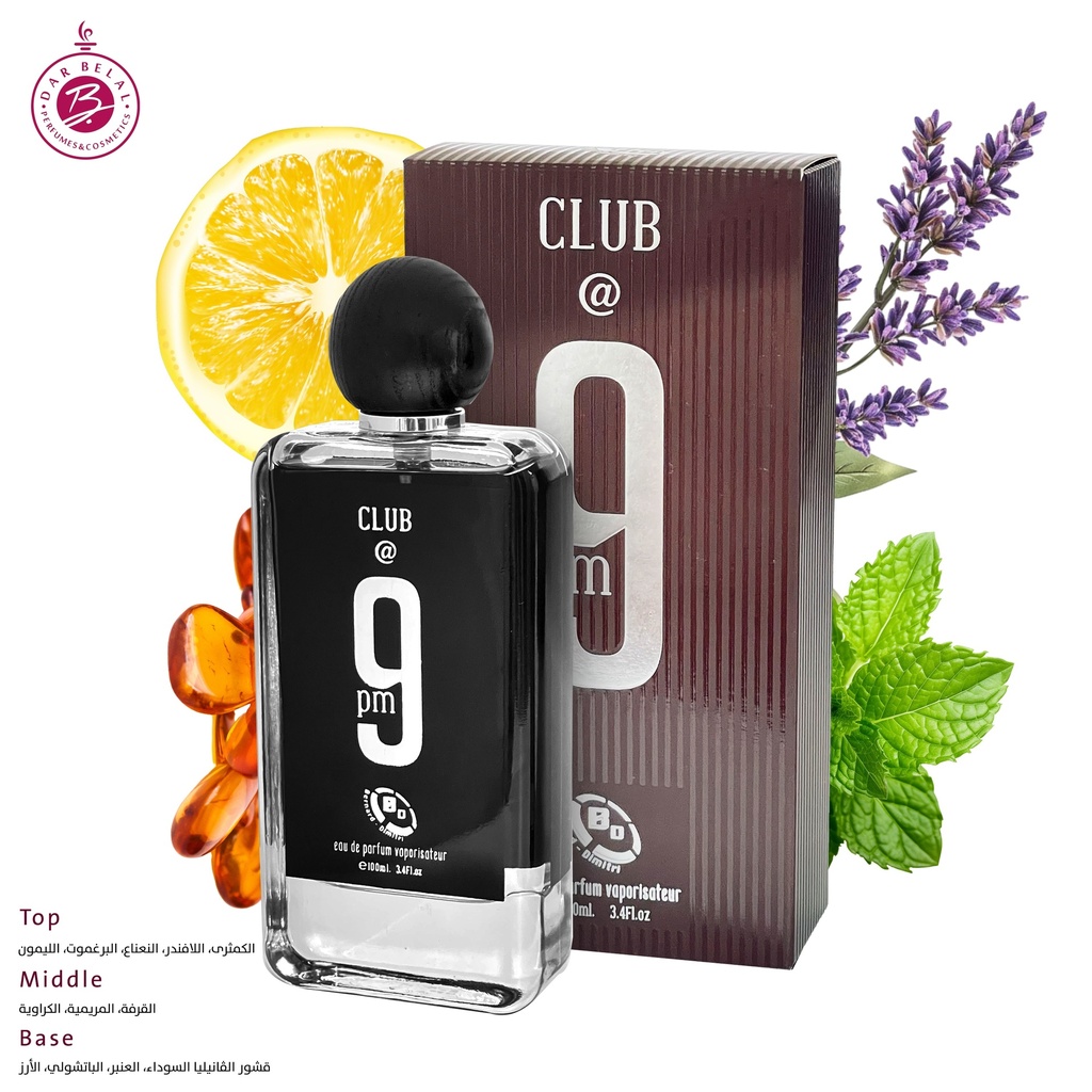 CLUB @9PM Perfume  100 ML - Bernard Dimitri