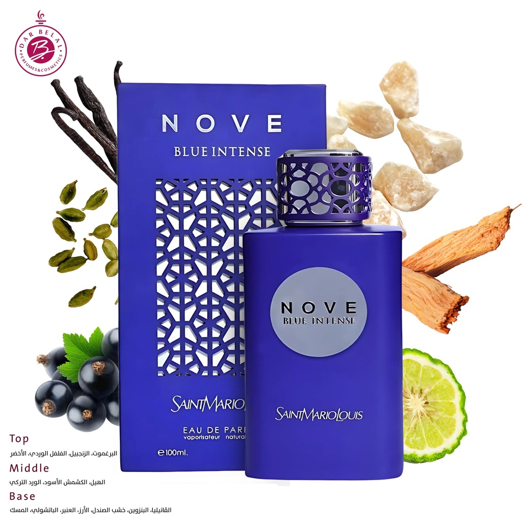 NOVE BLUE INTENSE Perfume  100 ML - Saint Mario