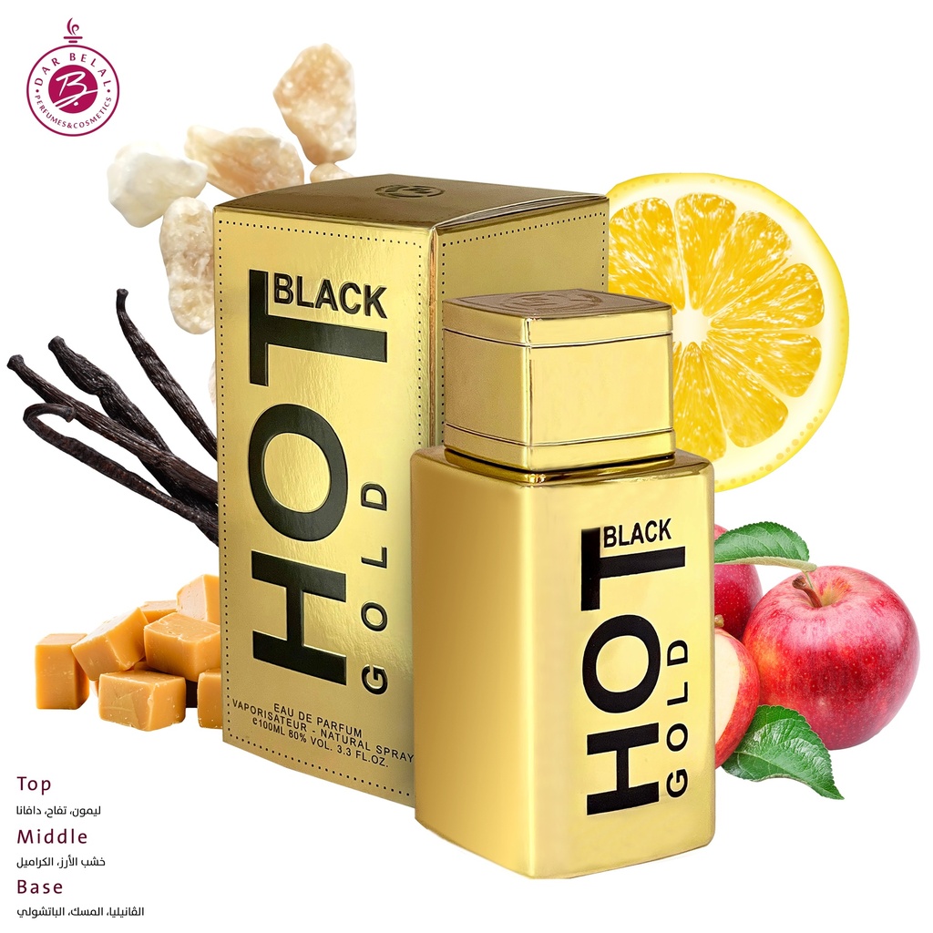 HOT BLACK GOLD Perfume  100 ML - Bernard Dimitri