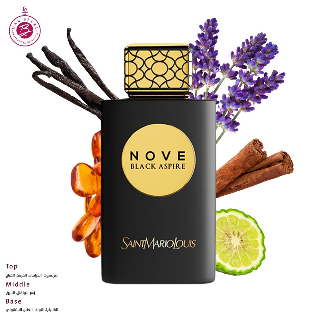 NOVE BLACK ASPIRE Perfume  100 ML - Saint Mario