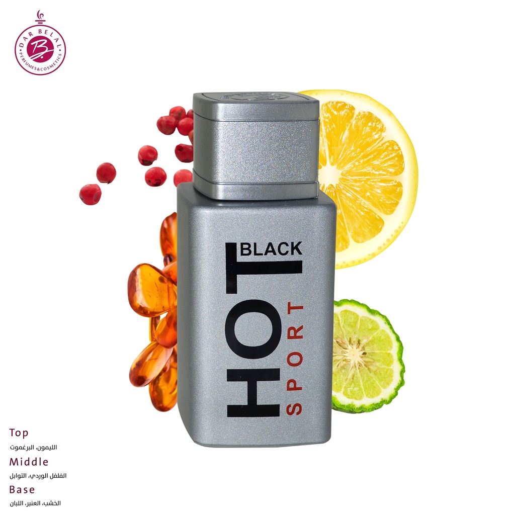 HOT BLACK SPORT Perfume  100 ML - Bernard Dimitri