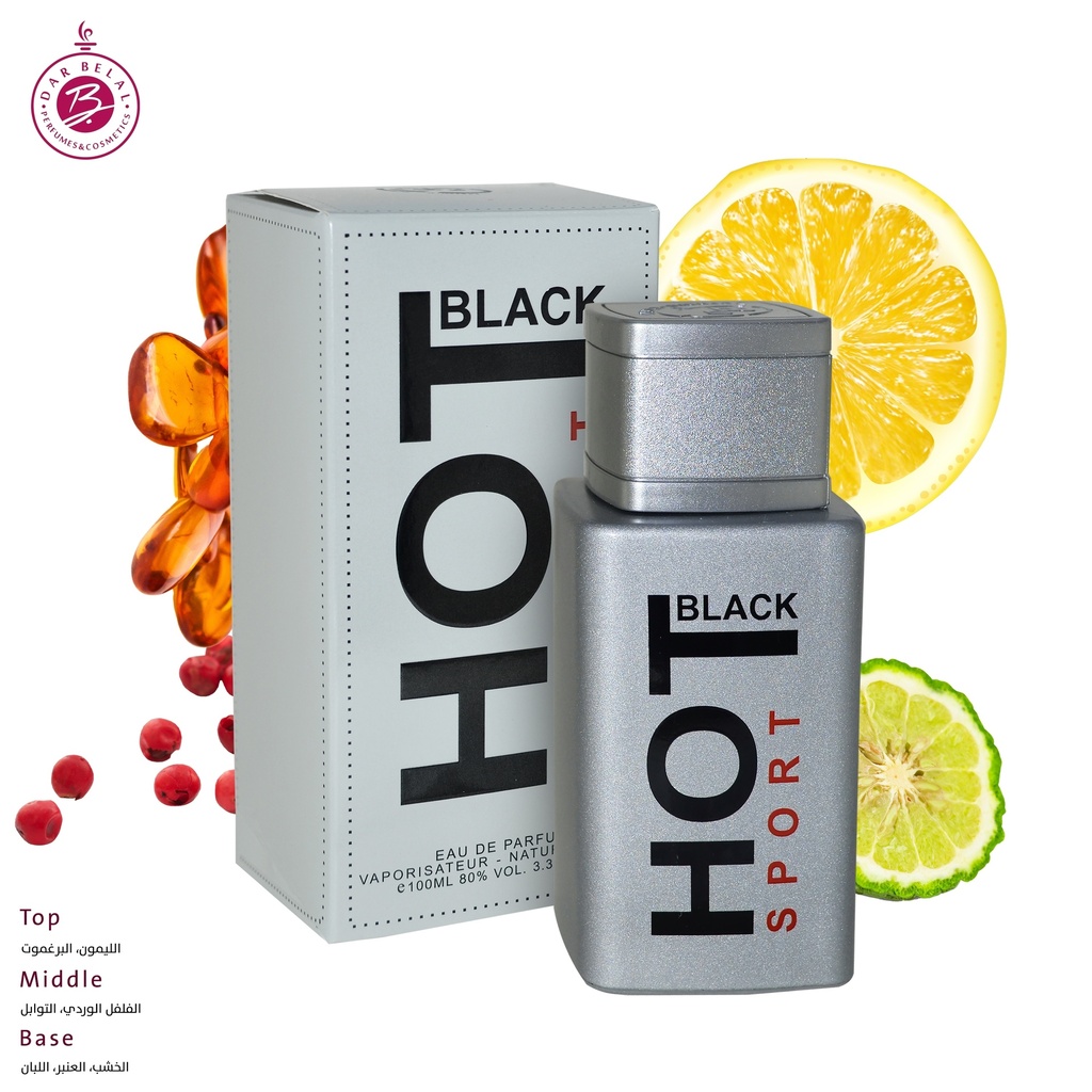 HOT BLACK SPORT Perfume  100 ML - Bernard Dimitri