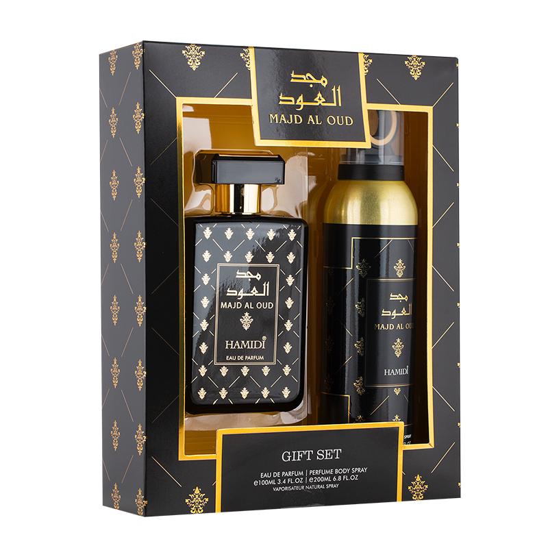 Majd Al Oud Non Alcoholic Gift Set  2 PCS - Octets Collection By Hamidi