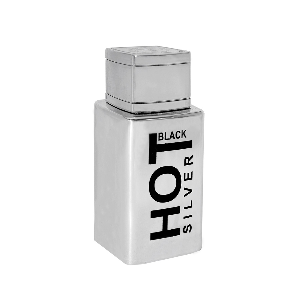 HOT BLACK SILVER Perfume  100 ML - Hot Intense Collection By Bernard Dimitri