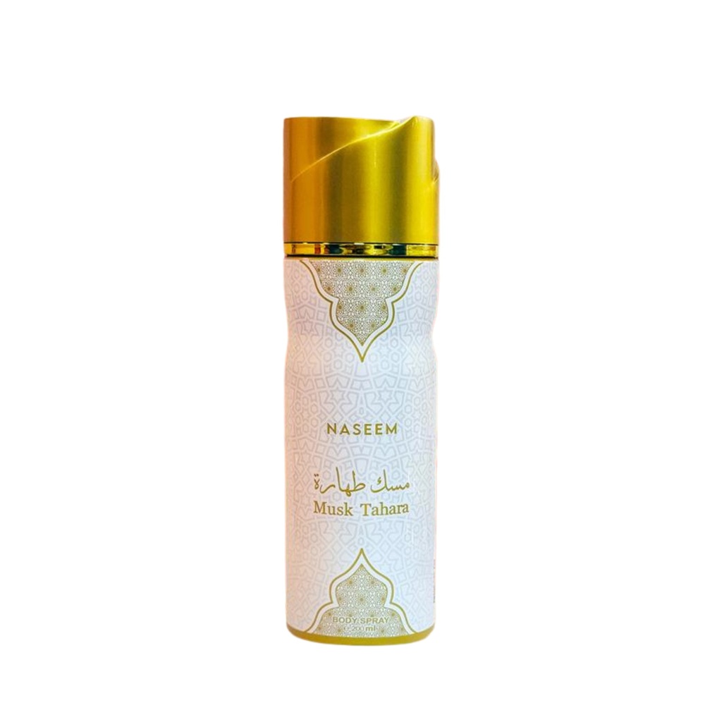 MUSK TAHARA Non Alcoholic Perfumed Body & Hair Spray  200 ML -  By Naseem