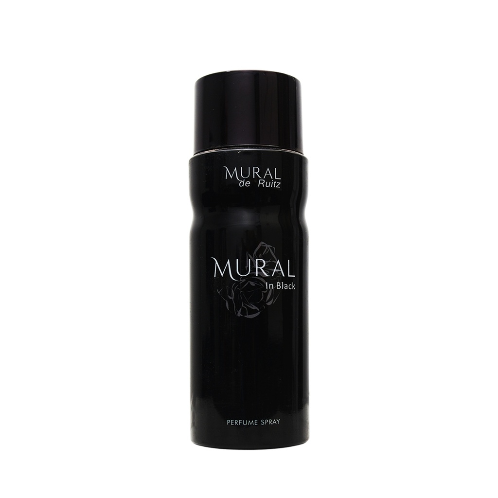 In Black Deodorant Perfumed Body Spray  200 ML -  By Mural De Ruitz