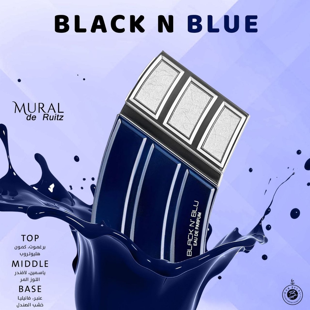 Black N Blu Perfume  90 ML -  By Mural De Ruitz