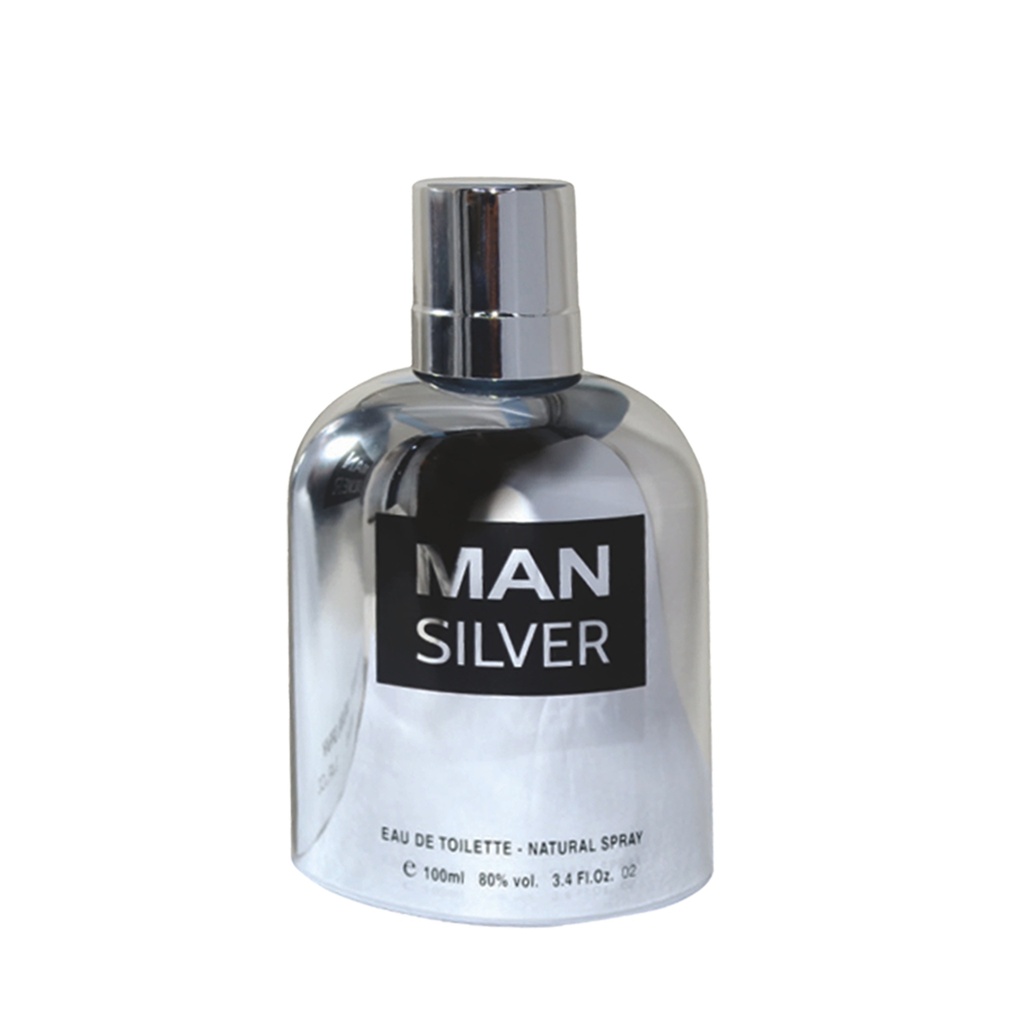 Man Silver Perfume  100 ML - Man Metalic Collection By Bernard Dimitri