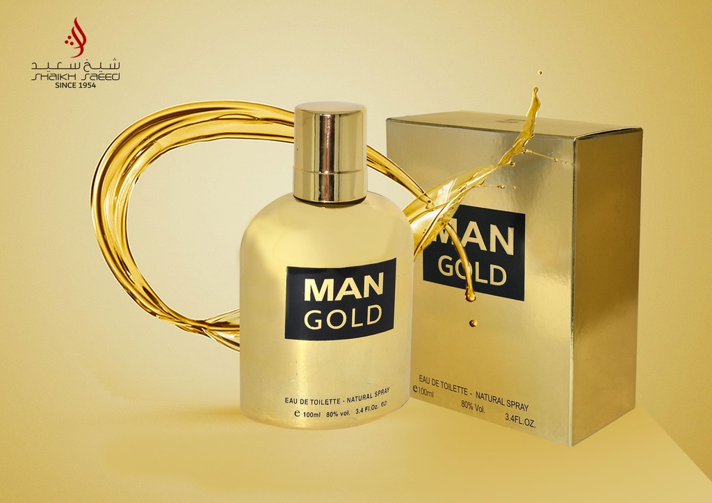 Man Gold Perfume  100 ML - Man Metalic Collection By Philip Cartier