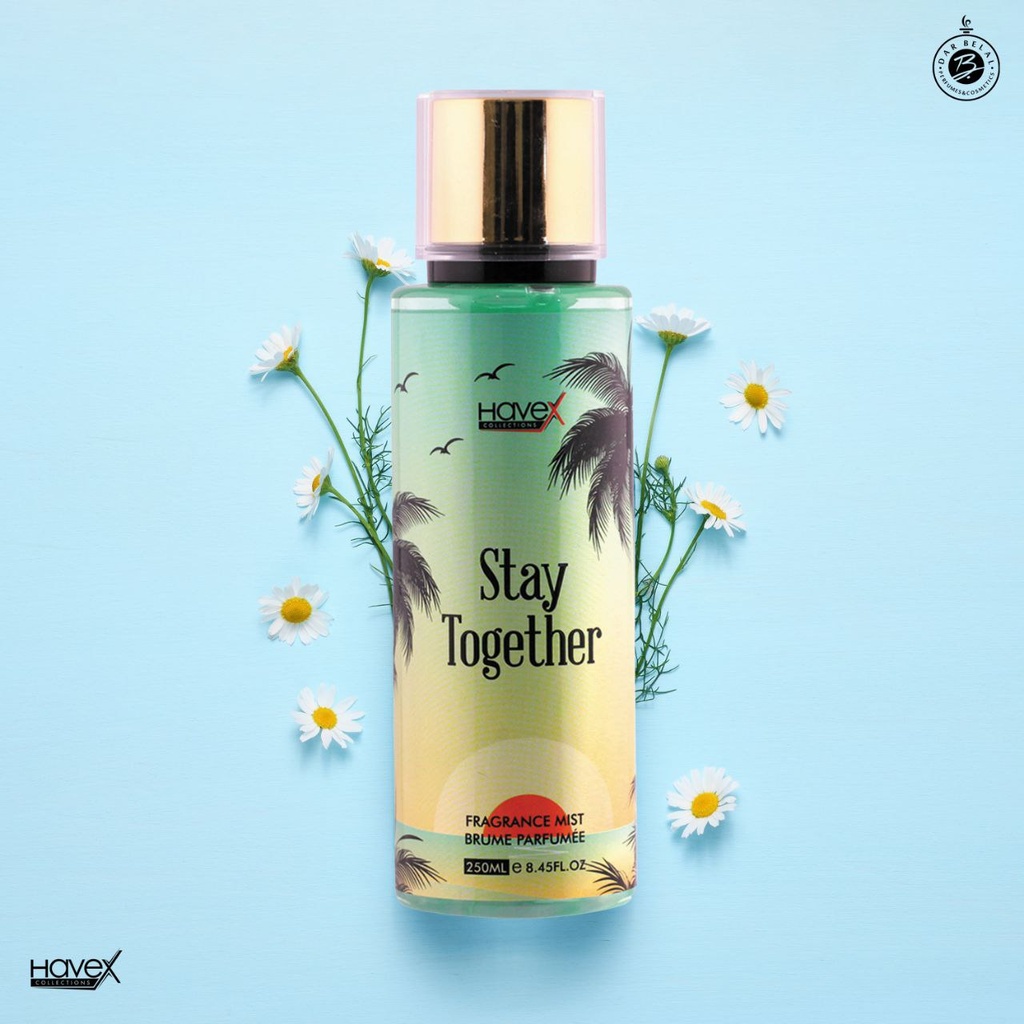 Stay Together Non Alcoholic Body & Hair Mist  250 ML - Flowery Collection By Havex