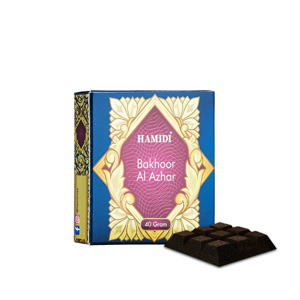 Al Azhar Non Alcoholic Bakhoor Bar  40 GM - Chocolate Collection By Hamidi