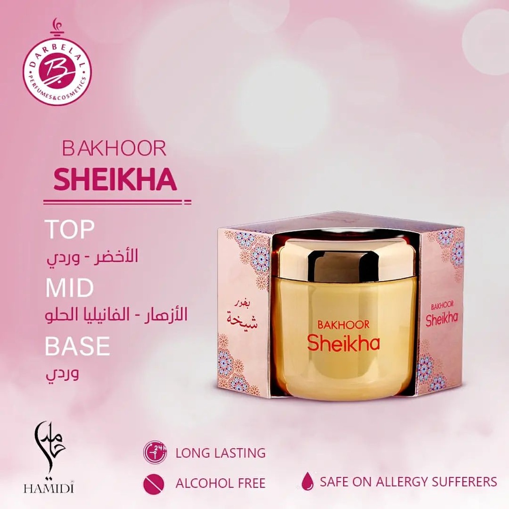 Sheikha Non Alcoholic Bakhoor Tablets  70 GM -  By Hamidi