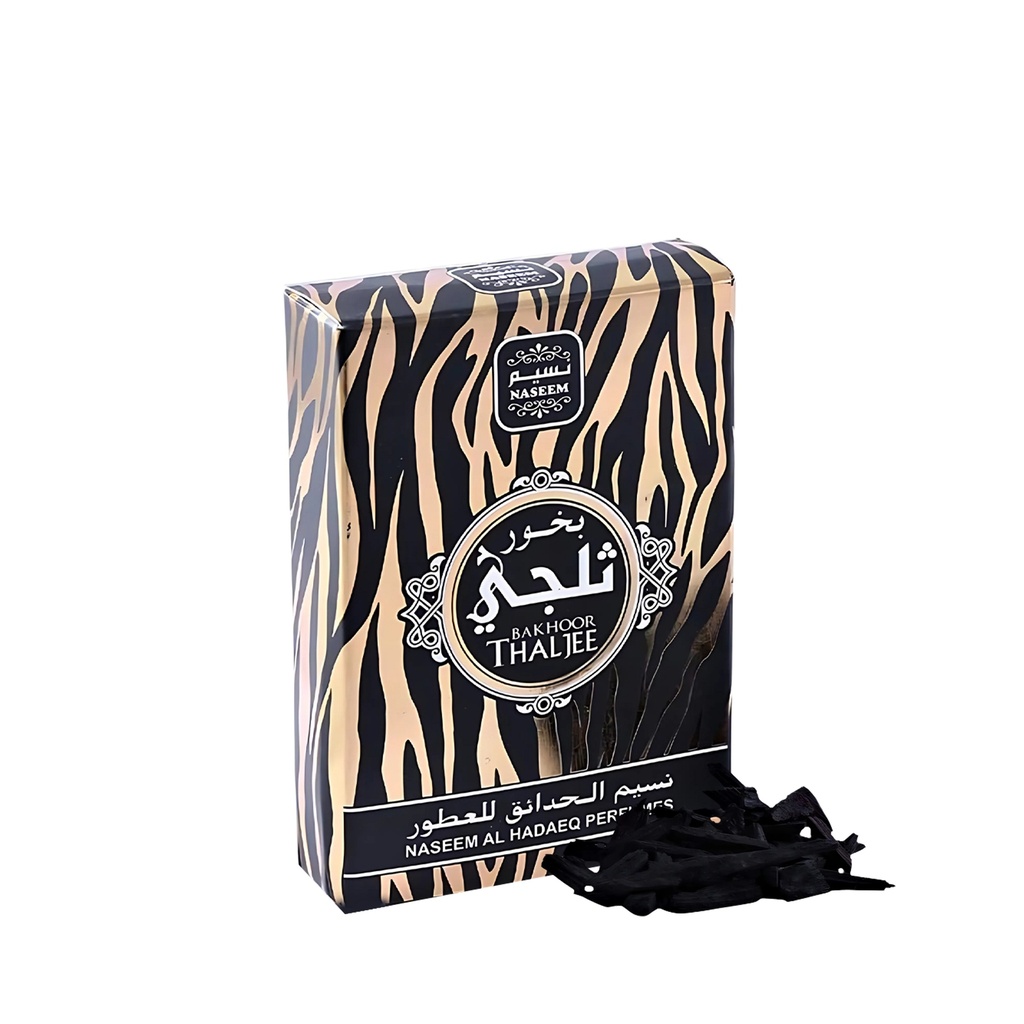 Thaljee Black Non Alcoholic Bakhoor Muattar  20 GM -  By Naseem