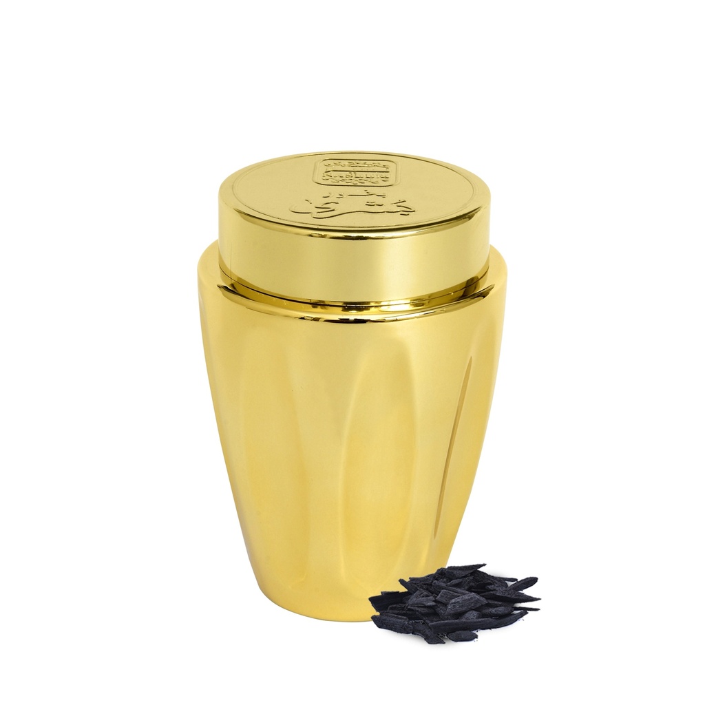 Bushra Non Alcoholic Bakhoor Muattar  30 GM - Metalic Collection By Naseem