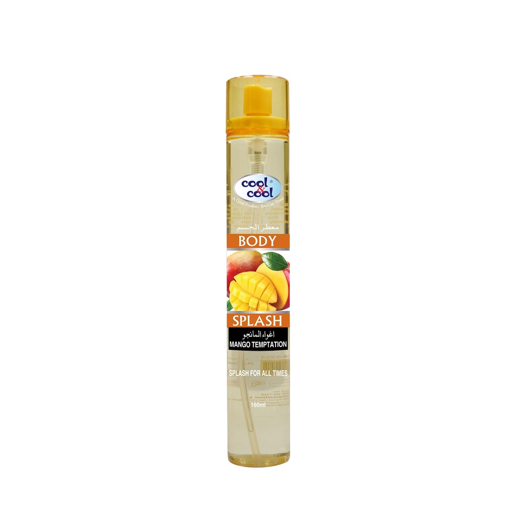 Mango Temtation Body Mist  160 ML - Fruits Collection By Cool&Cool