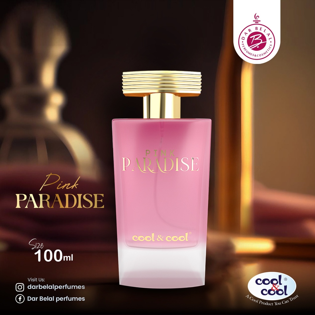 Pink Paradise Perfume  100 ML -  By Cool&Cool