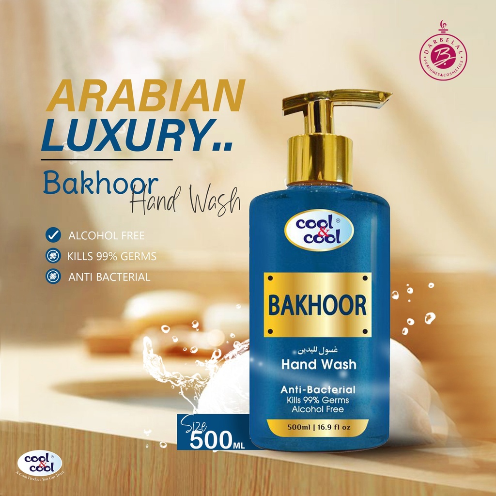 Bakhoor Hand Wash  500 ML - Arabian Collection By Cool&Cool