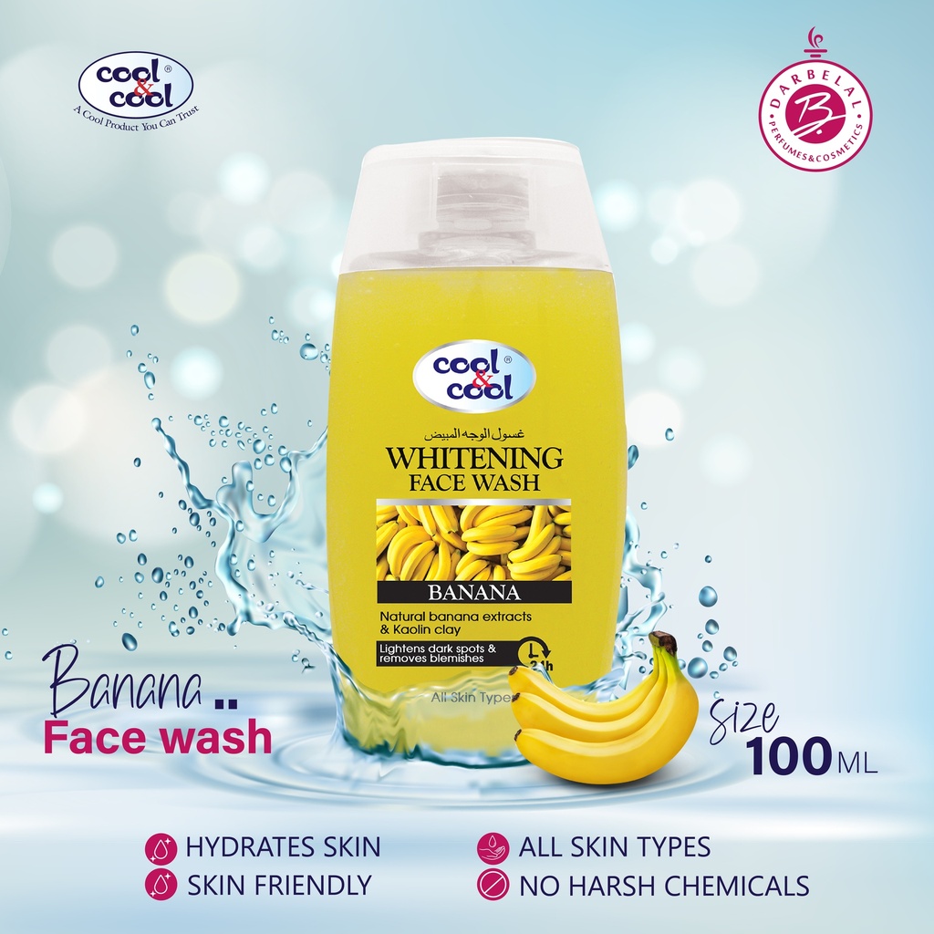 Banana Face Wash  100 ML -  By Cool&Cool