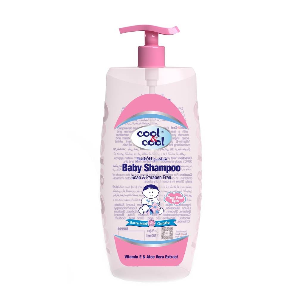 With Vitamine E & Aleo Vera Baby Shampoo  750 ML -  By Cool&Cool