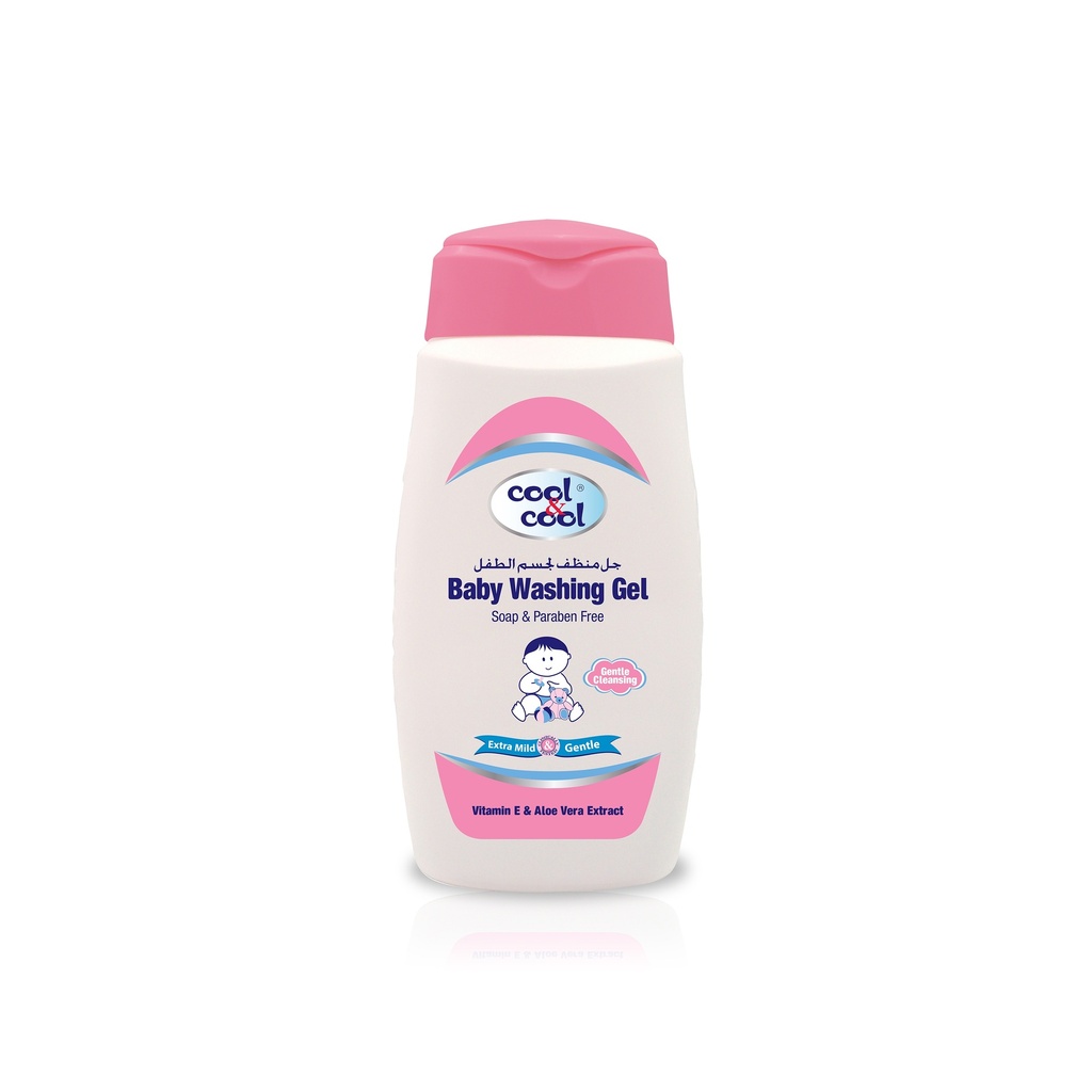 With Vitamine E & Aleo Vera Baby Washing Gel  250 ML -  By Cool&Cool