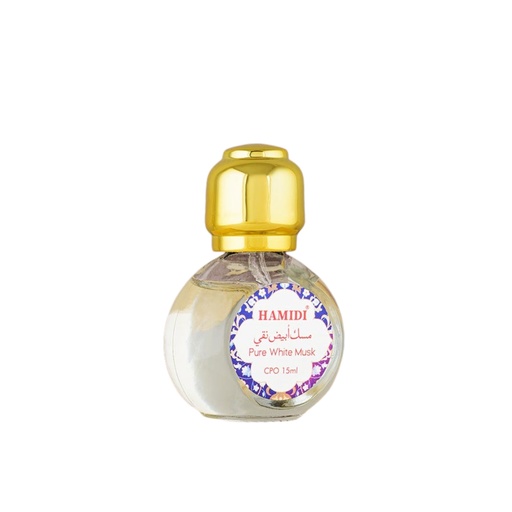 [HAM36103017] Pure White Oud Oil Fragrance Stick  15 ML - Round Collection By Hamidi