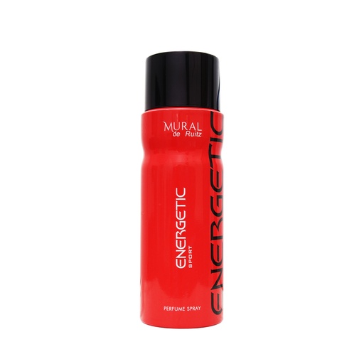 Energetic Sport Deodorant Perfumed Body Spray  200 ML -  By Mural De Ruitz