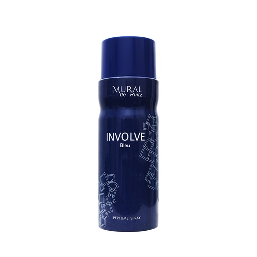 Invlove Bleu Deodorant Perfumed Body Spray  200 ML -  By Mural De Ruitz