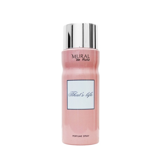 That's Life Deodorant Perfumed Body Spray  200 ML -  By Mural De Ruitz