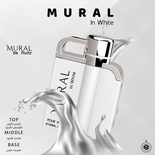 In White Perfume  100 ML -  By Mural De Ruitz