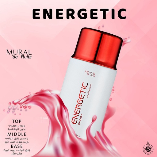 Energetic Sport Perfume  100 ML -  By Mural De Ruitz