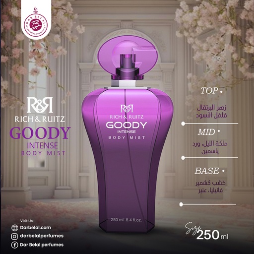 Goody Intense Body Mist  250 ML -  By Rich & Ruitz