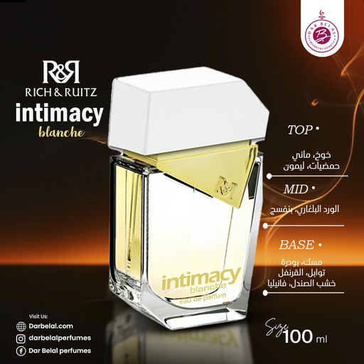 Intimacy Blanche Perfume  100 ML -  By Rich & Ruitz