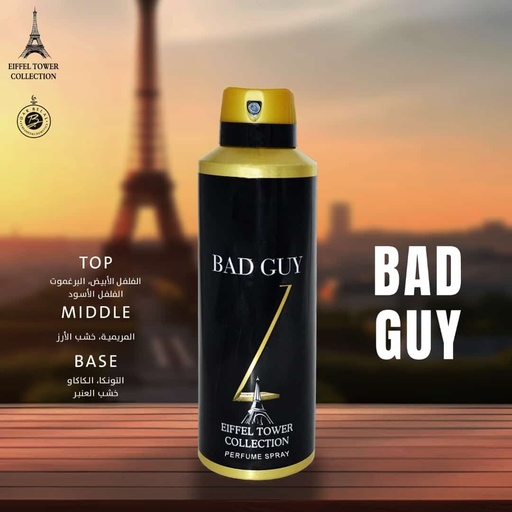 Bad Guy Deodorant Perfume Body Spray  200 ML -  By Eiffel Tower