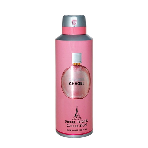Change Chagel Deodorant Perfumed Body Spray  200 ML -  By Eiffel Tower