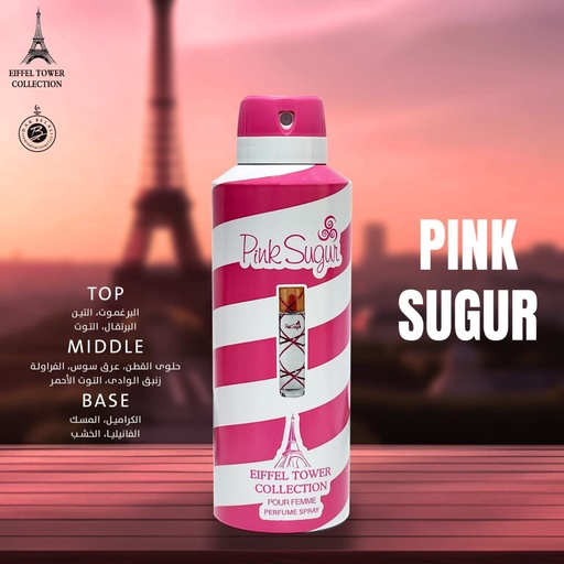 Pink Sugar Deodorant Perfume Body Spray  200 ML -  By Eiffel Tower