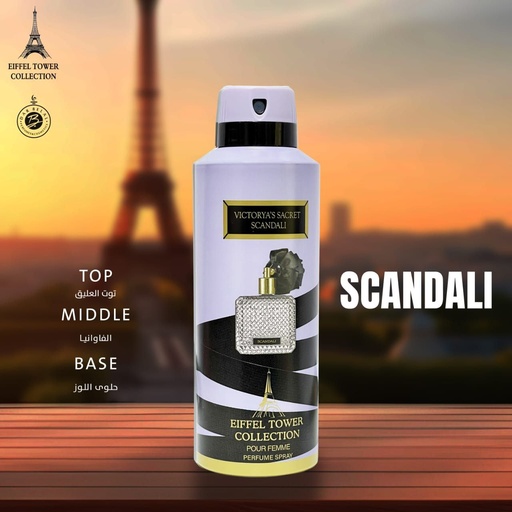 Scandali Victorya's Sacret Deodorant Perfume Body Spray  200 ML -  By Eiffel Tower