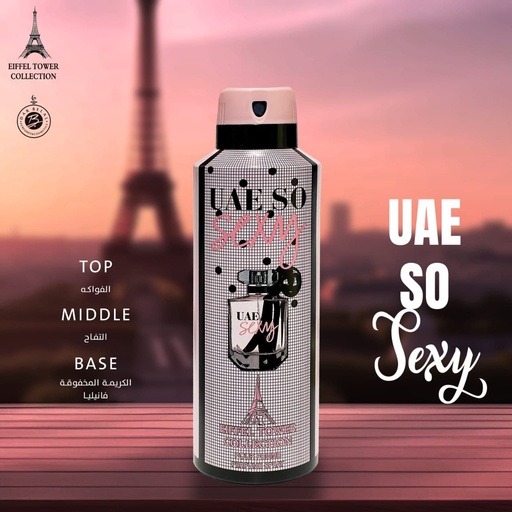 UAE So Sexy VictoryaI's Sacret Deodorant Perfume Body Spray  200 ML -  By Eiffel Tower