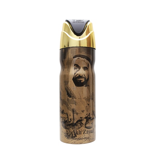 Sheikh Zayed Deodorant Perfumed Body Spray  200 ML -  By Ard Al Shuyukh