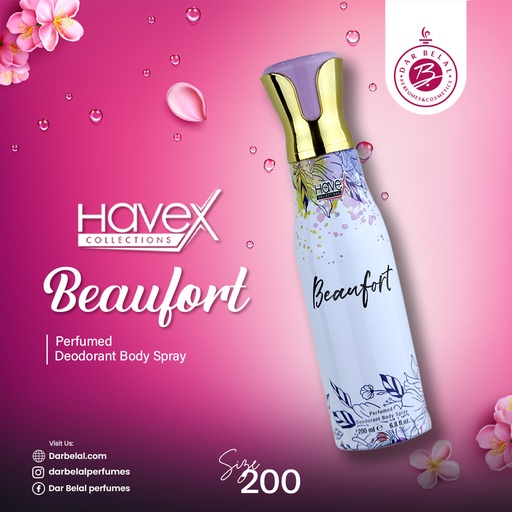 Beaufort Deodorant Perfume Body Spray  200 ML - Cola Collection By Havex