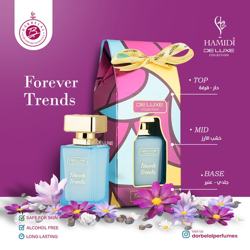 Forever Trends Non Alcoholic Perfume  50 ML - Deluxe Collection By Hamidi