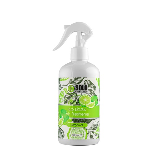 Bergamot Non Alcoholic Home Freshener  500 ML - Solo Collection By Hamidi