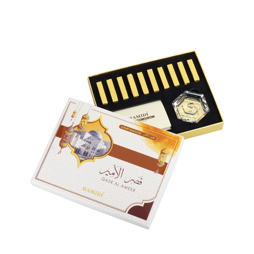 Qasr Al Ameer Non Alcoholic Bakhoor Sticks  10 PCS - Luxury Collection By Hamidi