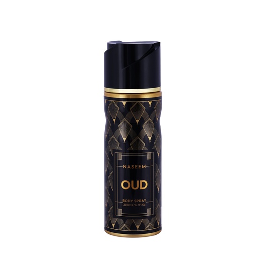 Oud Non Alcoholic Perfumed Body & Hair Spray  200 ML -  By Naseem