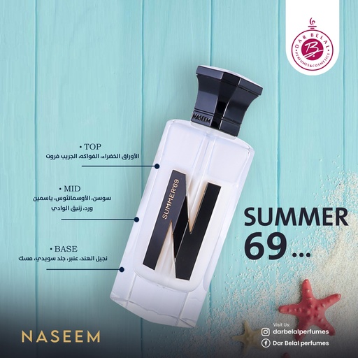 Summer 69 Non Alcoholic Perfume  75 ML - N Series Special By Naseem