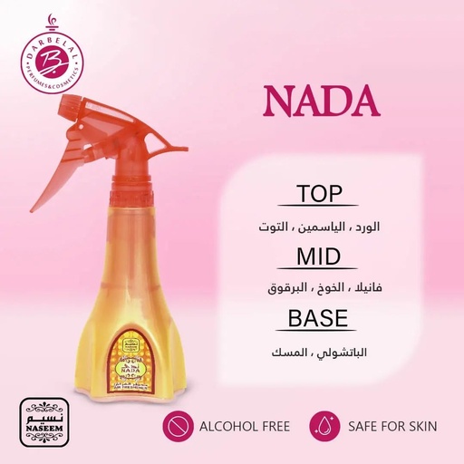 Nada Non Alcoholic Home Freshener  300 ML -  By Naseem