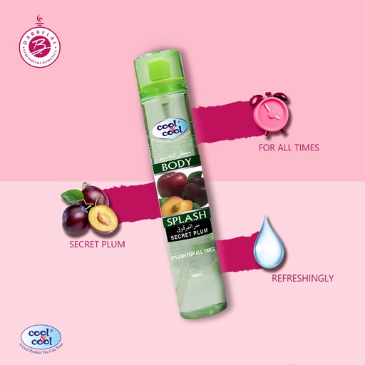 Secret Plum Body Mist  160 ML - Fruits Collection By Cool&Cool