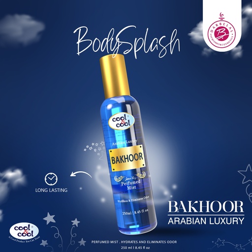 Bakhoor Body Mist  250 ML - Arabian Collection By Cool&Cool