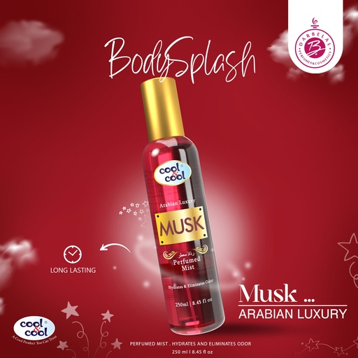 Musk Body Mist  250 ML - Arabian Collection By Cool&Cool