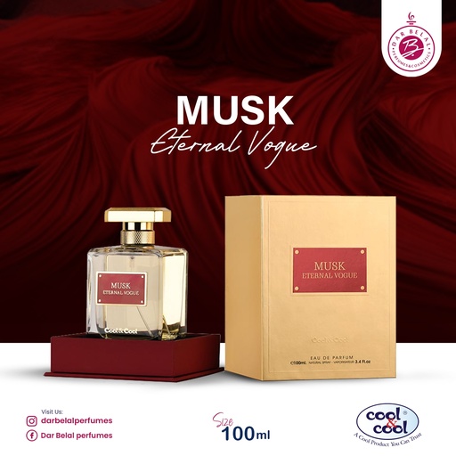 Musk Perfume  100 ML - Arabian Collection By Cool&Cool